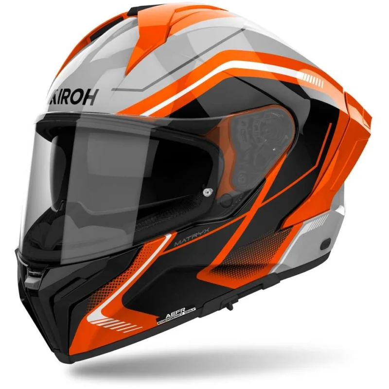 Sconto Airoh MATRYX WIDE Full Face Motorcycle Helmet Gloss Orange