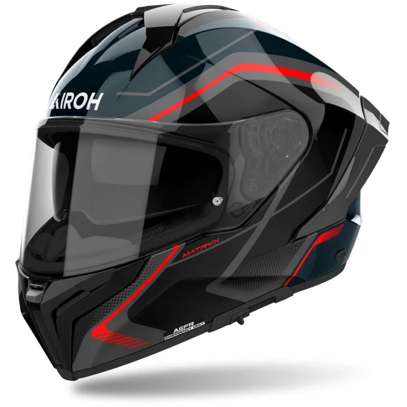Airoh MATRYX WIDE Full Face Motorcycle Helmet Glossy Red Offerta Limitata