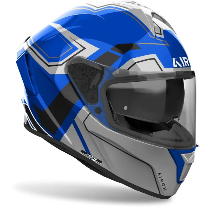 Promozione Airoh SPARK 2 DART Full Face Motorcycle Helmet Gloss Blue