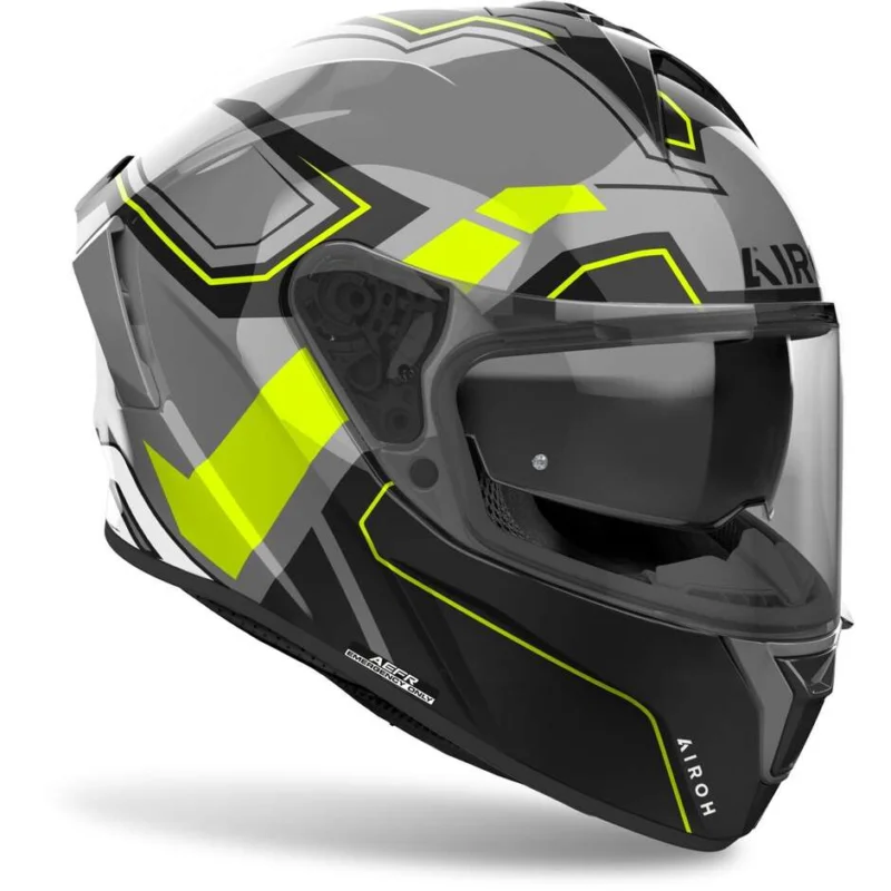 Economico Airoh SPARK 2 DART Full Face Motorcycle Helmet Gloss Yellow