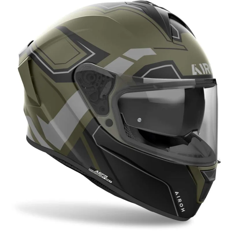 Solo Oggi Airoh SPARK 2 DART Full Face Motorcycle Helmet Military Green Matt