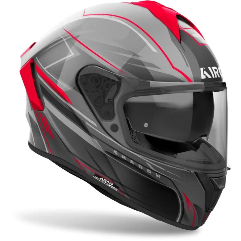 Airoh SPARK 2 SHADOW Full Face Motorcycle Helmet Glossy Red Offerta Limitata