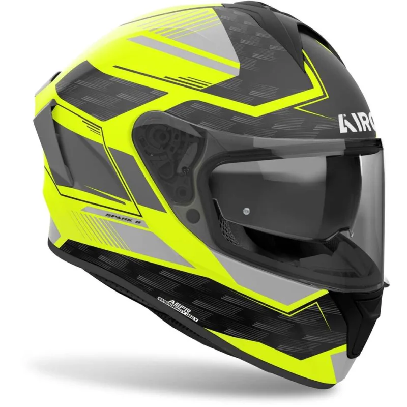 Subito Disponibile Airoh SPARK 2 ZENITH Matt Yellow Full Face Motorcycle Helmet