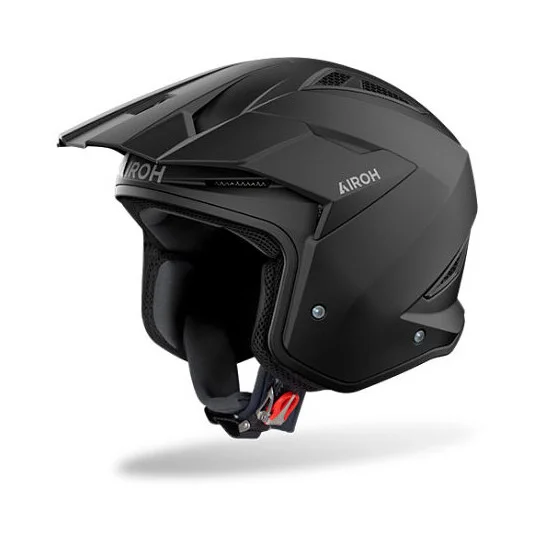 Airoh TRR II COLOR Jet Trial Motorcycle Helmet Matte Black Occasione