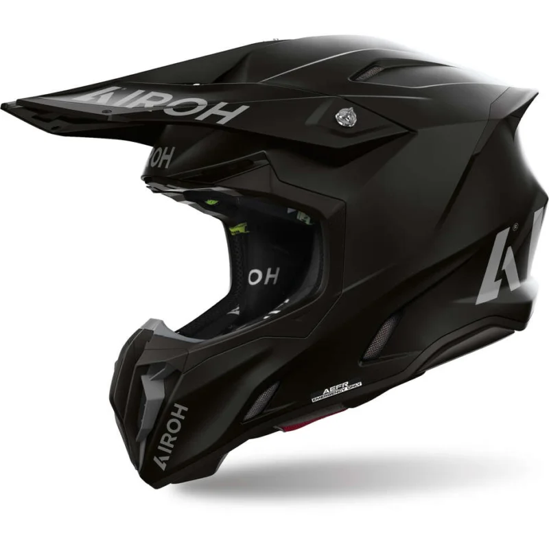 Airoh TWIST 3 COLOR Matt Black Cross Enduro Motorcycle Helmet Non Perdere