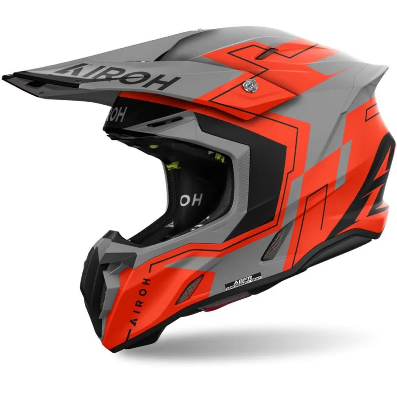 Acquista Ora Airoh TWIST 3 DIZZY Cross Enduro Motorcycle Helmet Matt Fluo Orange