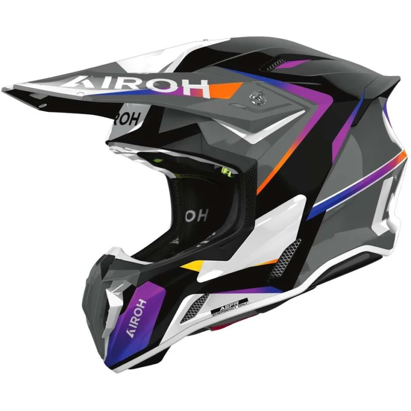Must-Have Airoh Twist 3 Hustle Glossy Enduro Motorcycle Helmet