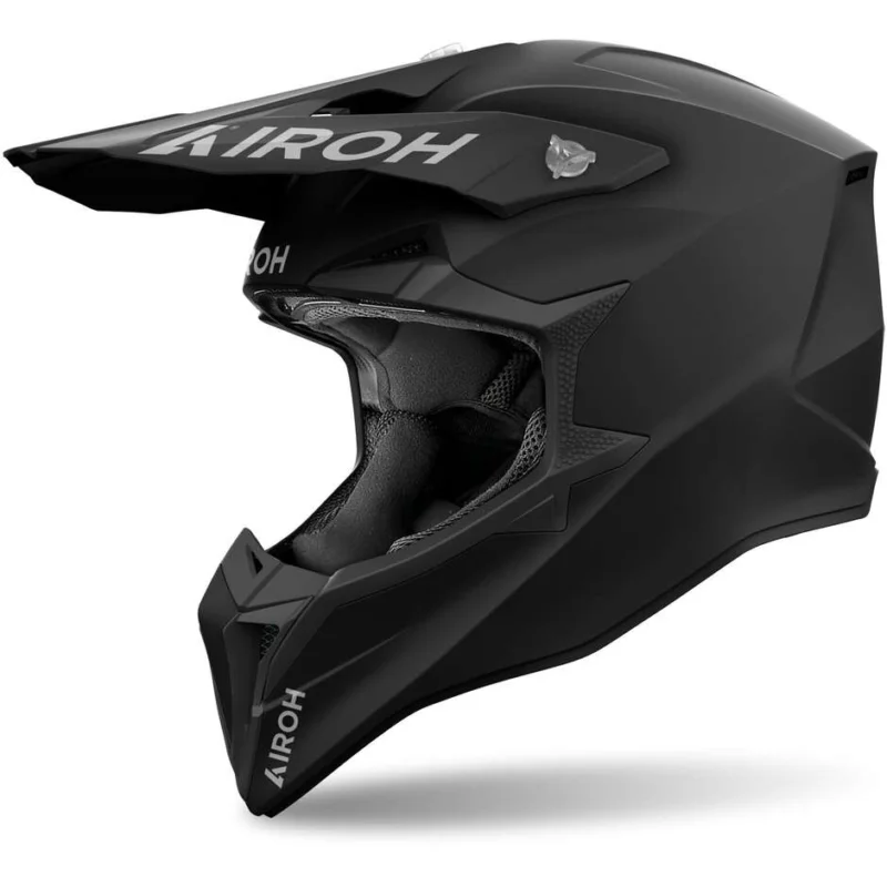 Airoh WRAAAP COLOR Matt Black Cross Enduro Motorcycle Helmet Super Prezzo