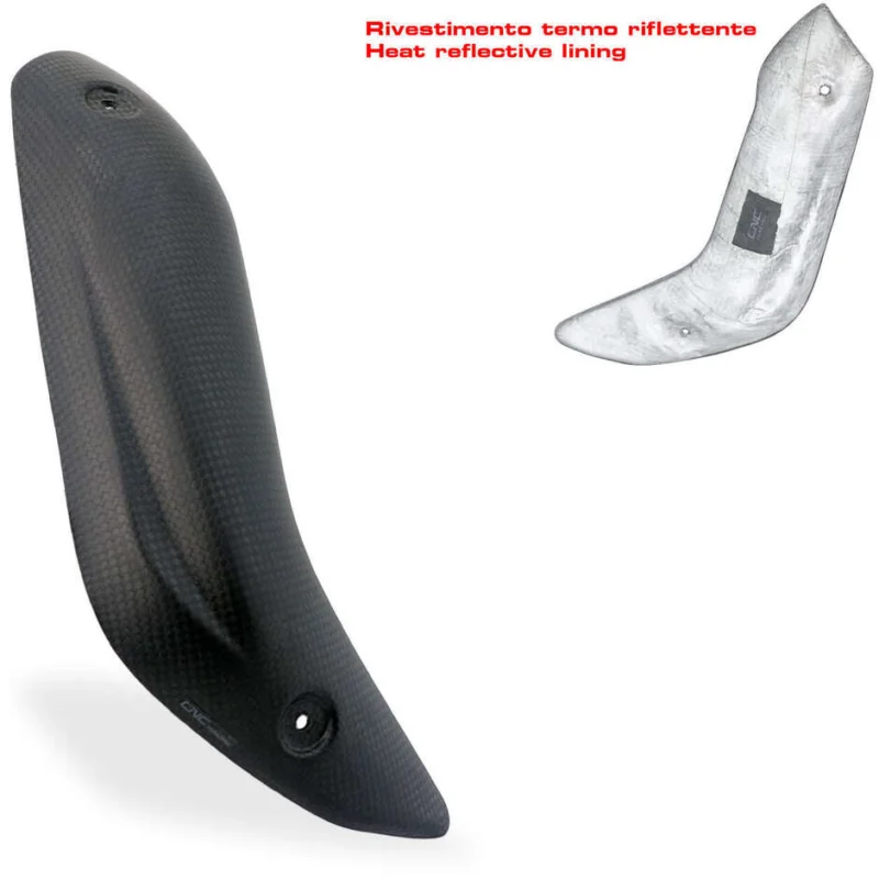 Akrapovic Full System Ducati Multistrada V4 Collector Heat Shield - Carbon CNC Racing ZA902 Matte Offerta