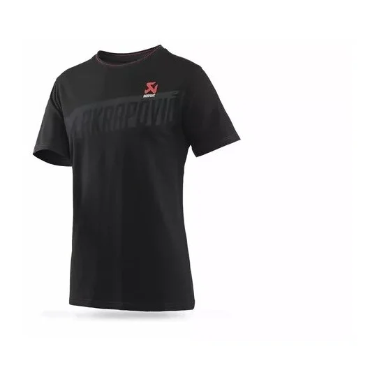 Akrapovic Men's T-Shirt 802044 Black L Soddisfatti O Rimborsati