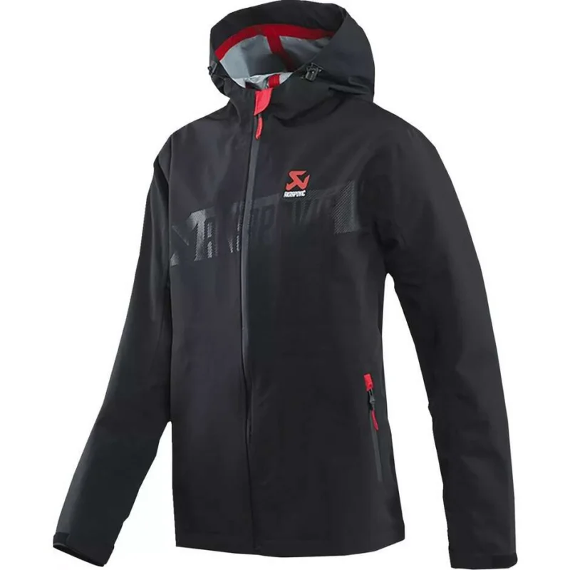 Compra Oggi Stesso Akrapovic Men's Waterproof Jacket 802070 Black L