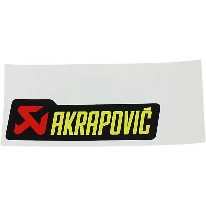 Akrapovic P-HST12AL sticker 100mm Spedito Oggi