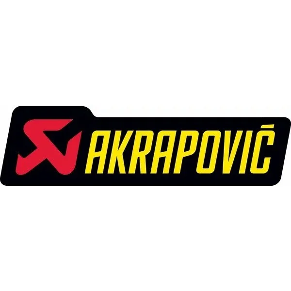 Akrapovic P-HST6AL sticker 120mm Esclusivo