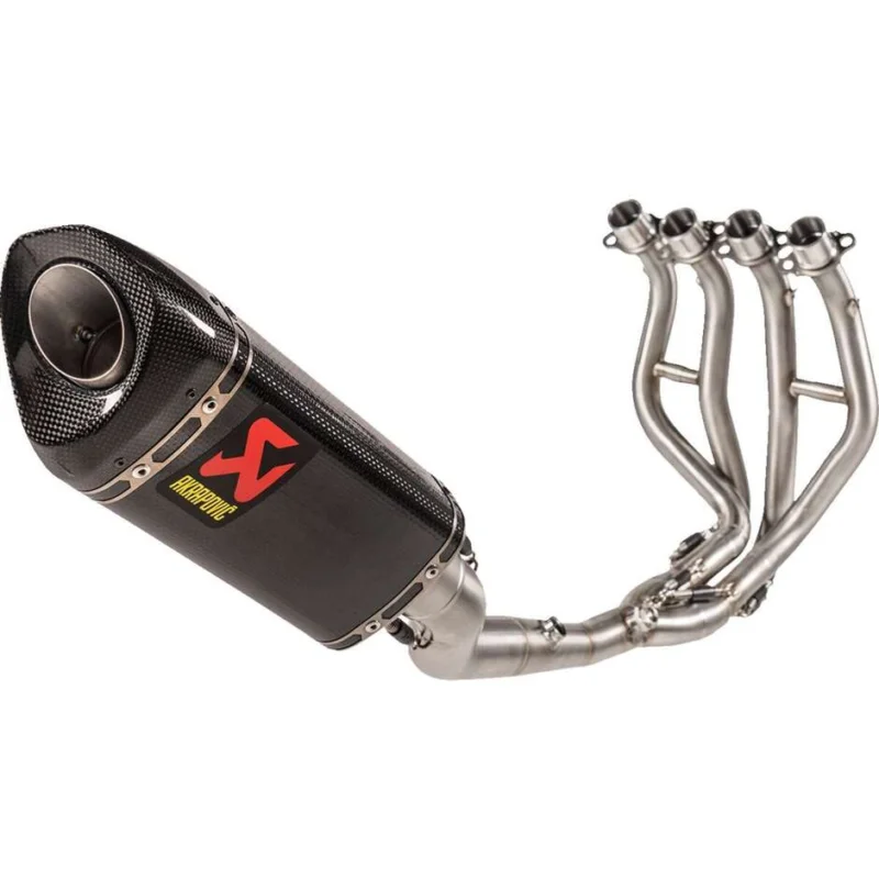 Promozione Akrapovic Racing Line Complete Exhaust S-K2R3-APC For KAWASAKI ZX-4 R 400 Ninja / ZX-4 RR 400 Ninja (23-26)