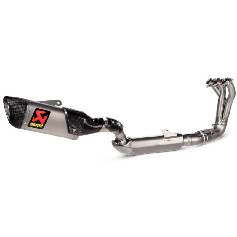 Saldi Akrapovic Racing Line Street Full Exhaust S-Y9R13-HAPT/1 For Tracer 9 (21-23); Tracer 9 GT/GT+ (21-24)