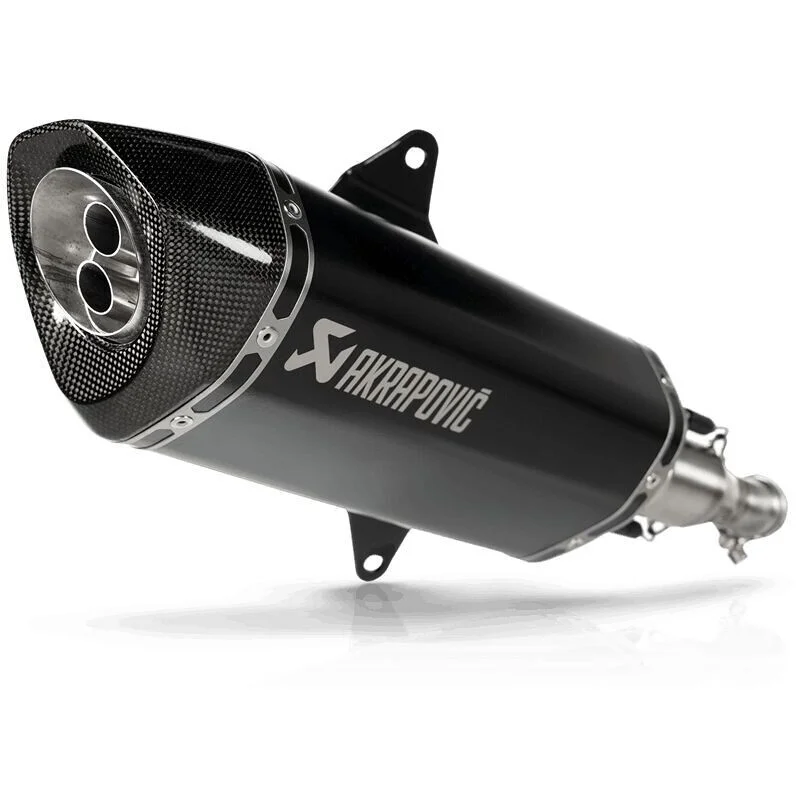 Quantità Limitata Akrapovic S-IT3SO1-HRTBL Slip-On Exhaust Muffler For ITALJET Dragster 300 ABS (24-26)