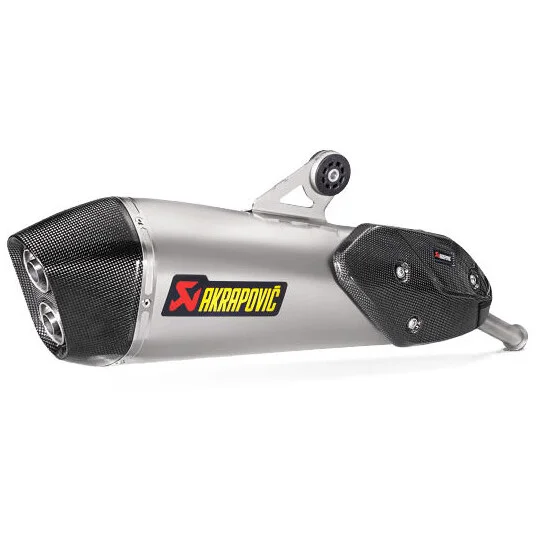 Occasione Imperdibile Akrapovic Slip One Line Exhaust S-B6SO8-HZAAT Titanium Moto Guzzi V85 TT