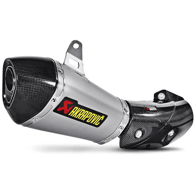 Akrapovic Slip One Line Exhaust S-K10SO7T-HASZ Titanium Kawasaki ZX-10 R NINJA Occasione
