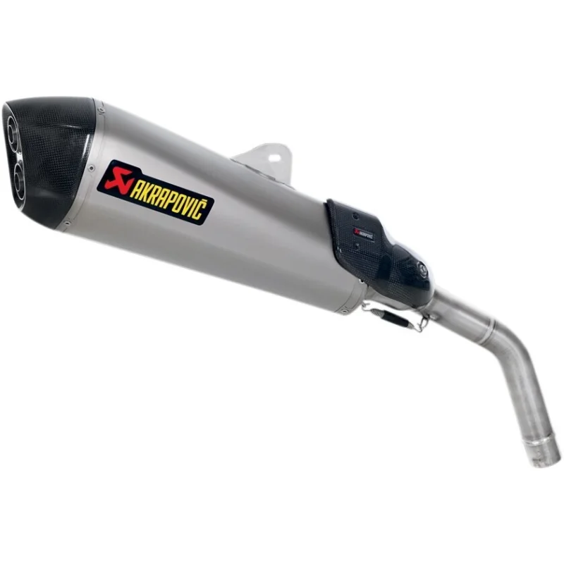 Occasione Imperdibile Akrapovic Slip One Line Exhaust S-T800SO1-HZAAT Titanium Triumph TIGER 800