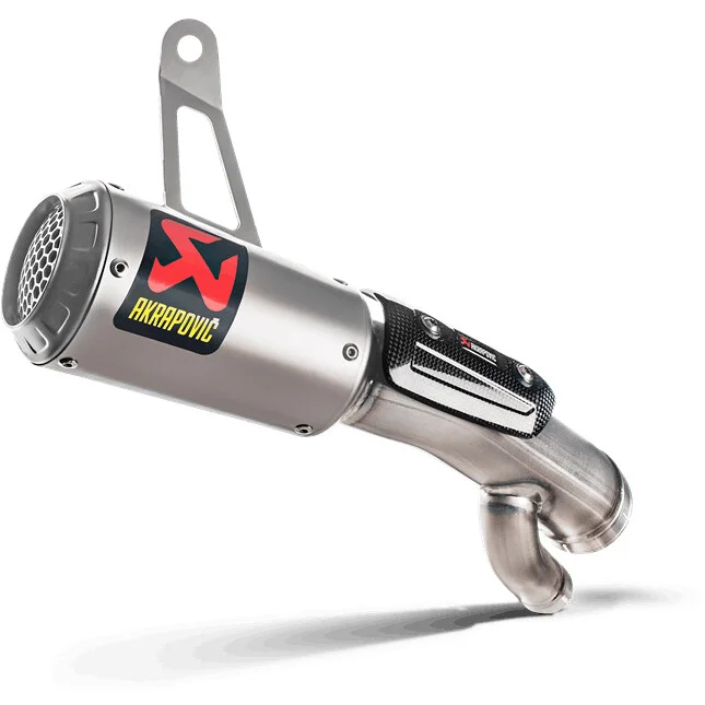 Vendita Finale Akrapovic Slip One S-B10SO8-CUBT Titanium Racing Exhaust BMW S1000RR 2017