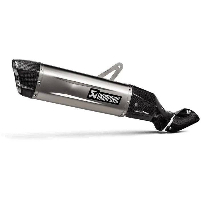 Akrapovic Slip On Line S-H11SO2-HGJT Titanium Exhaust Homologated Honda Africa Twin 20/23 Occasione Imperdibile