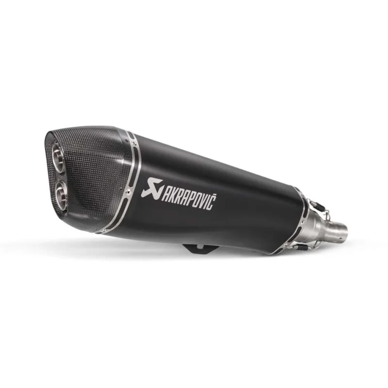 Consegna Rapida Akrapovic S-PI5SO1-HRAASSBL Slip-On Exhaust Specific For PIAGGIO MP3 500 (08-20)