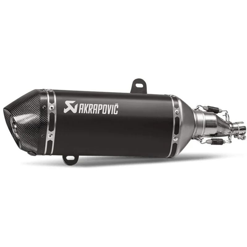 Must-Have Akrapovic S-VE125SO2-HZBL Slip-On Exhaust for PIAGGIO Vespa GTS 125 (21-24)