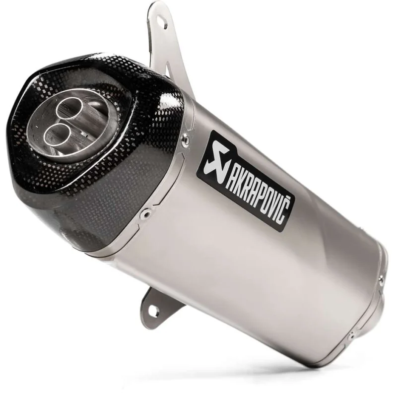 Akrapovic S-VE3SO9-HRSS Slip-On Exhaust Specific For PIAGGIO Vespa Models in Description A Buon Prezzo