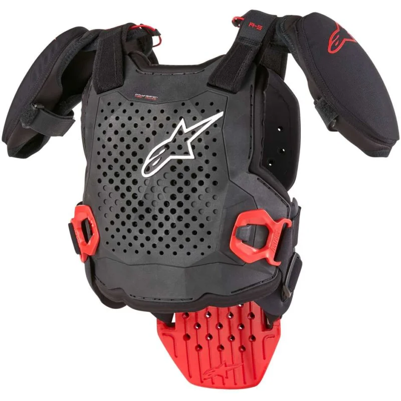 Spedito Oggi Alpinestars A-5 S V2 YOUTH Youth Moto Cross Harness Red White Black