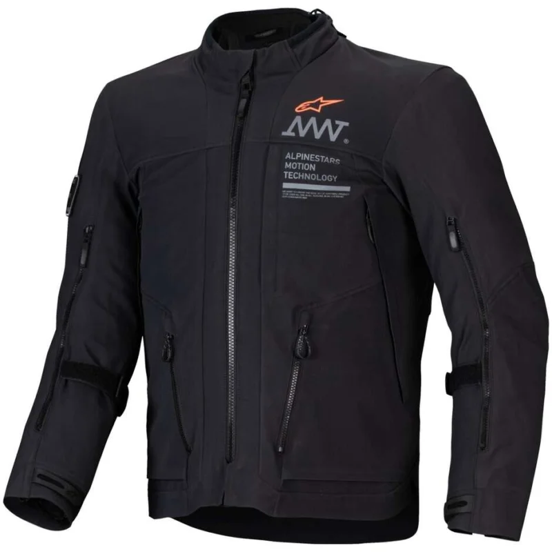 Alpinestars AMT-8 STRETCH DRYSTAR XF Fabric Motorcycle Jacket Black Offerta Limitata