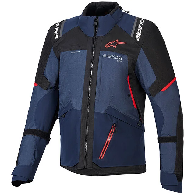 Affare Alpinestars Andes V4 Drystar Fabric Motorcycle Jacket Navy Blue