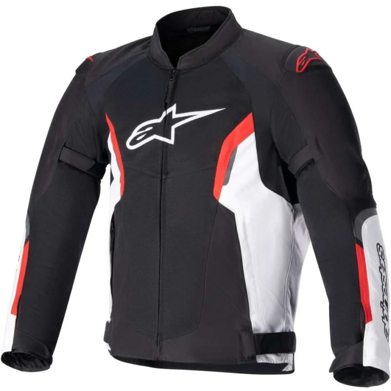 Alpinestars AST V2 AIR JACKET Perforated Motorcycle Jacket Red White Black Bright Red Spedito Oggi