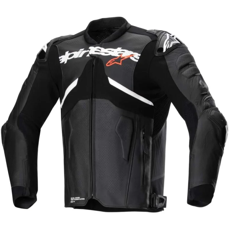 A Buon Prezzo Alpinestars ATEM V5 Motorcycle Jacket Black White