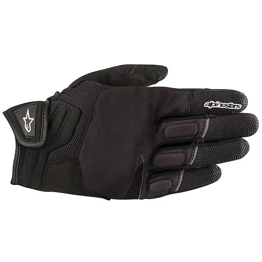 Alpinestars ATOM Black Motorcycle Gloves Professionale
