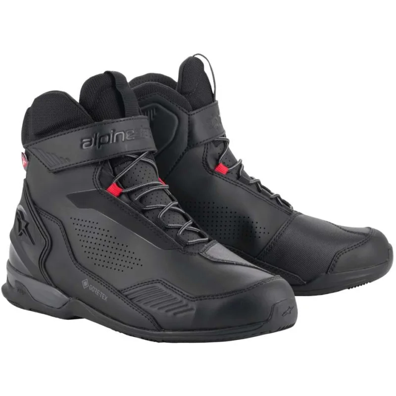Alpinestars AUSTRAL GORE-TEX Motorcycle Shoes Black Dark Grey Più Venduto