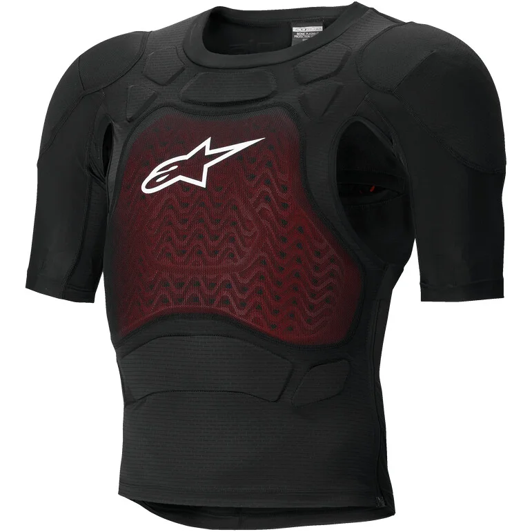 Alpinestars BIONIC PLASMA LT Short-Sleeved Cross Enduro Protective Jacket Black White Saldi