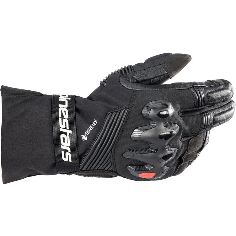 Alpinestars BOULDER GORE-TEX GORE GRIP TECHNOLOGY Motorcycle Gloves Black Black Esclusivo