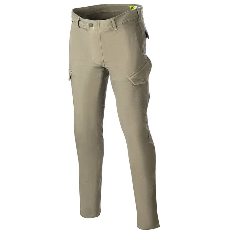 Alpinestars CALIBER SLIM FIT TECH RIDING Motorcycle Jeans Military green Solo Oggi