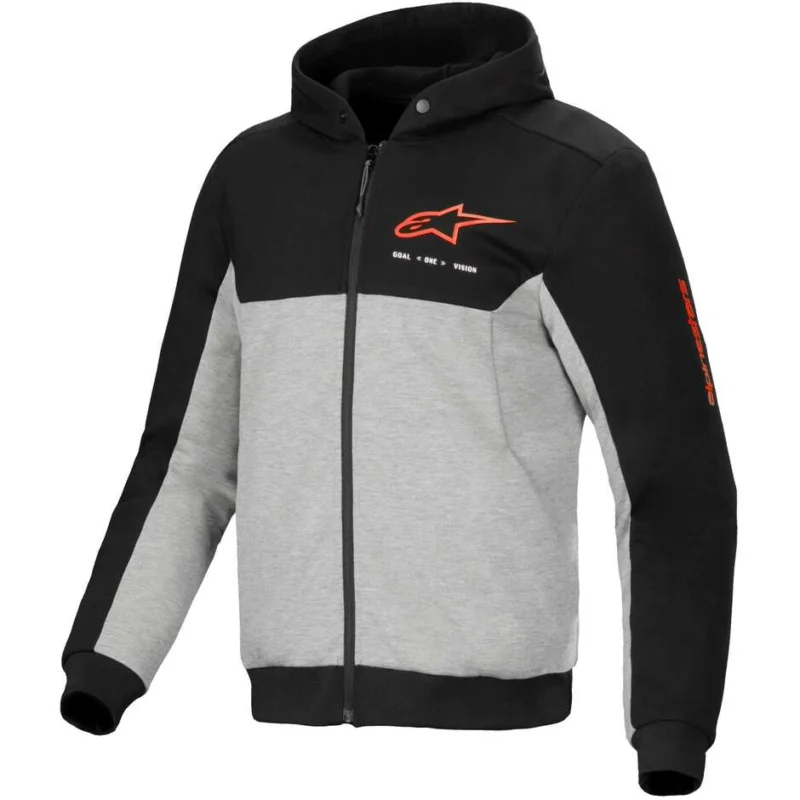 Ordina Subito Alpinestars CHROME V2 SPORT Sweatshirts Black Grey Red Fluo