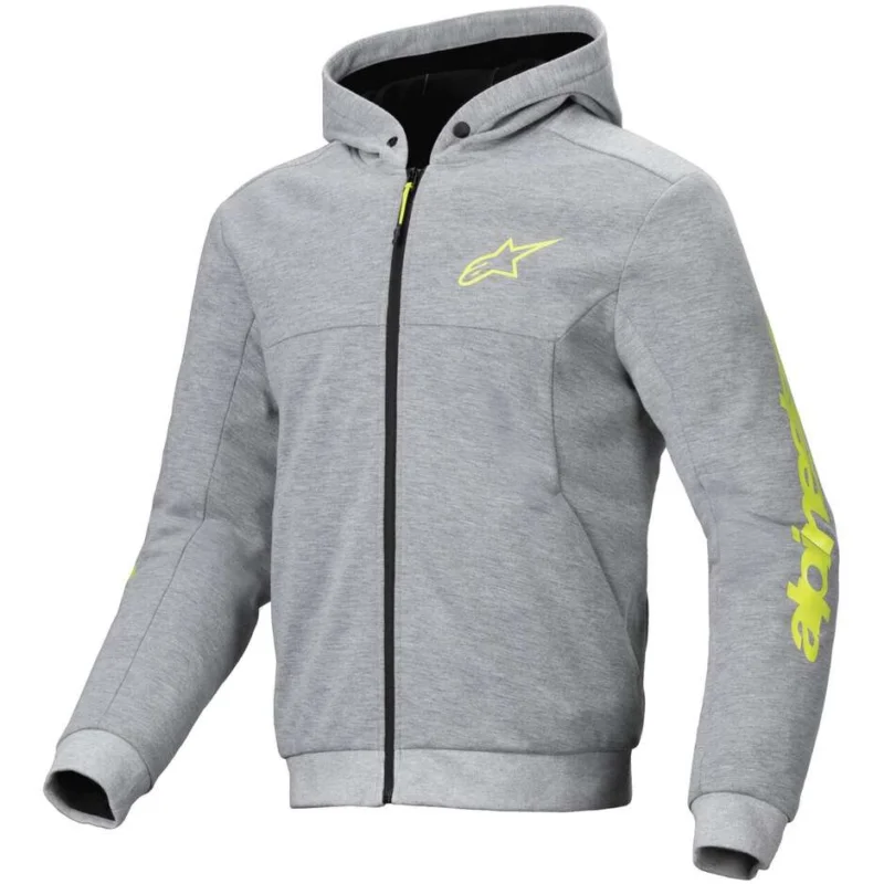 Alpinestars CHROME V2 SPORT Sweatshirts Fluorescent Grey Yellow Consegna Rapida