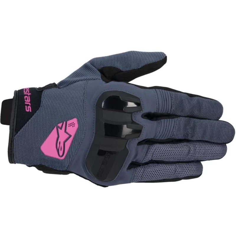 Economico Alpinestars CHROME Women's Fabric Motorcycle Gloves Asphalt Black Pink