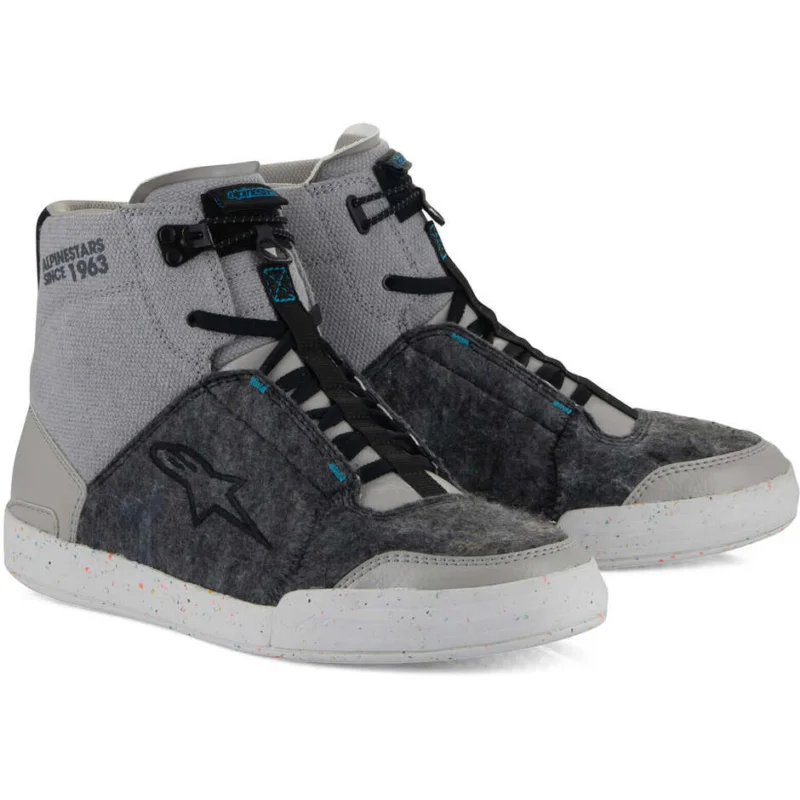 Sconto Alpinestars CIRCAL RIDING Motorcycle Shoes Grey Black Blue