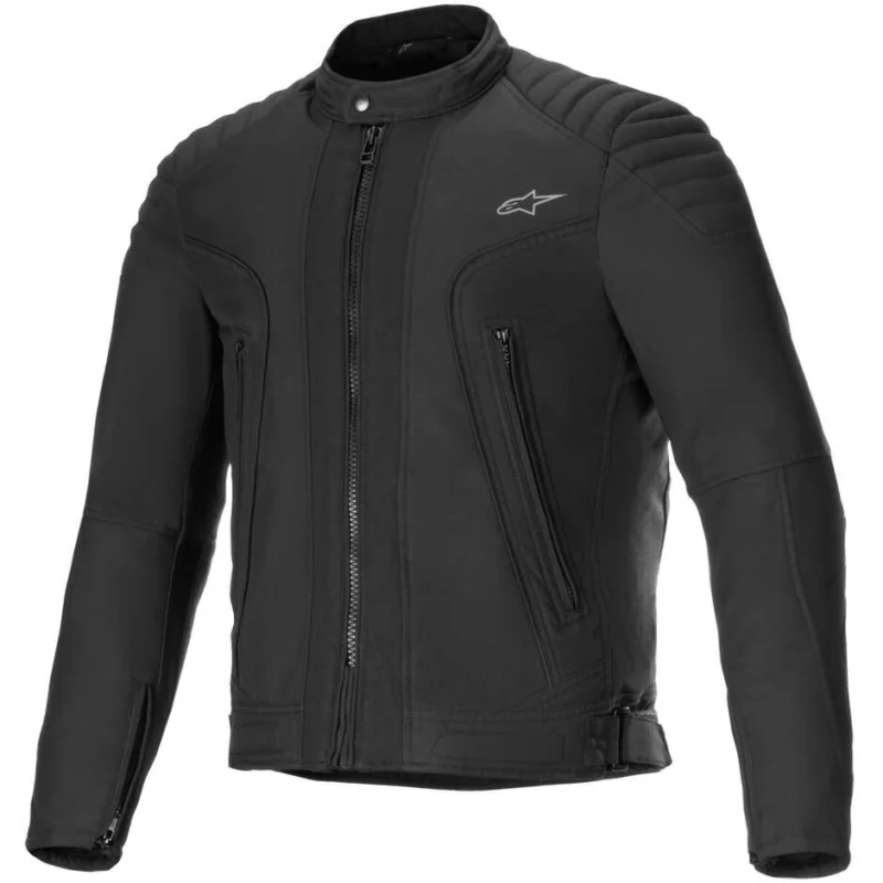 A Buon Prezzo Alpinestars CLAYTON WR Fabric Motorcycle Jacket Black Black