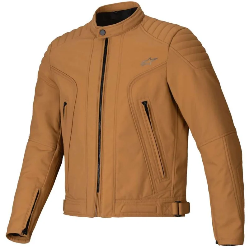 Alpinestars CLAYTON WR Utility Fabric Motorcycle Jacket Light Brown Gold Must-Have