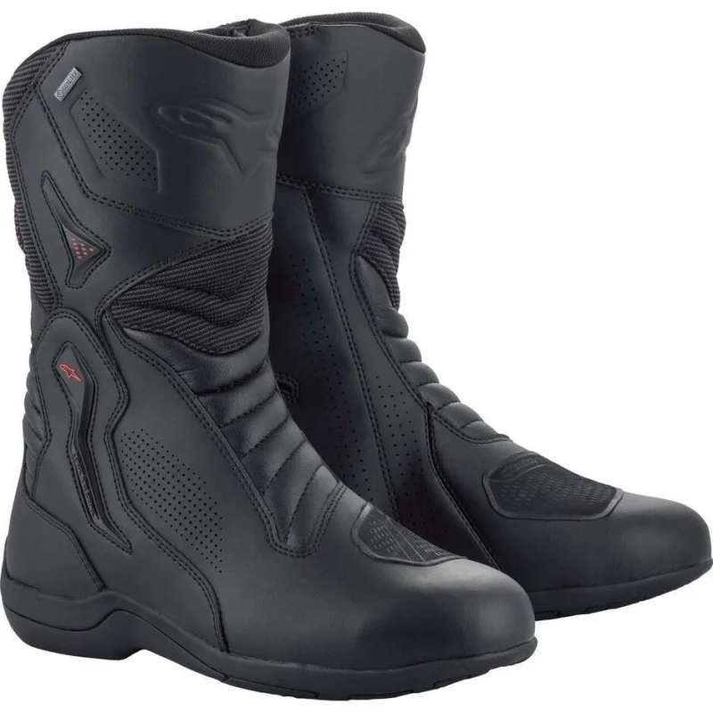 Alpinestars Columbia Gore-Tex Motorcycle Touring Boots Black Popolare