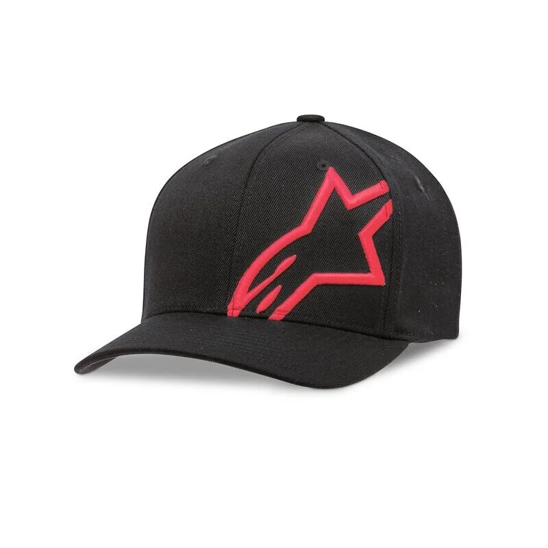 Alpinestars CORP SHIFT 2 FLEXFIT Motorcycle Cap Black Red Ultima Occasione