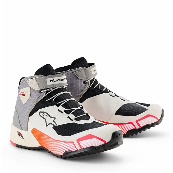Esclusivo Alpinestars CR-X WOMEN'S DRYSTAR Motorcycle Shoes Gray Pink