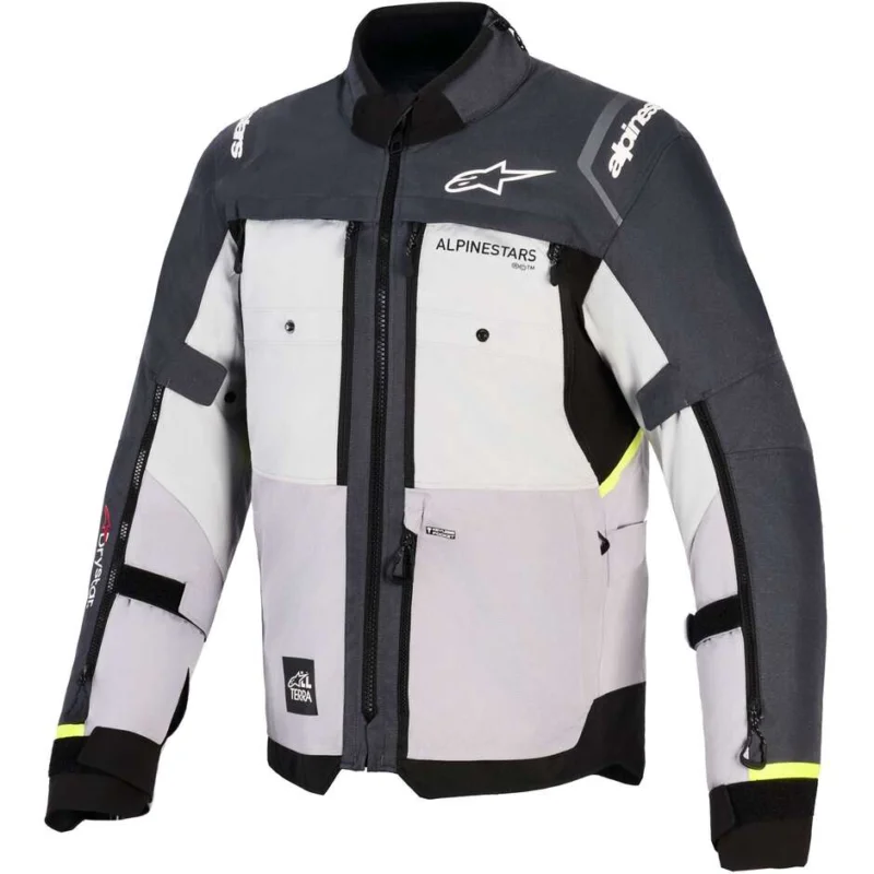 Alpinestars CUSCO DRYSTAR Motorcycle Jacket Ice Grey Medium Grey Dark Grey Compra Oggi Stesso