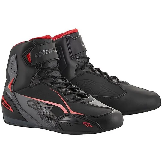 Alpinestars FASTER 3 Motorcycle Sport Shoe Black Gray Red Ultima Occasione