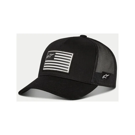 Acquista Ora Alpinestars FLAG SNAPBACK HAT Motorcycle Cap Black Black